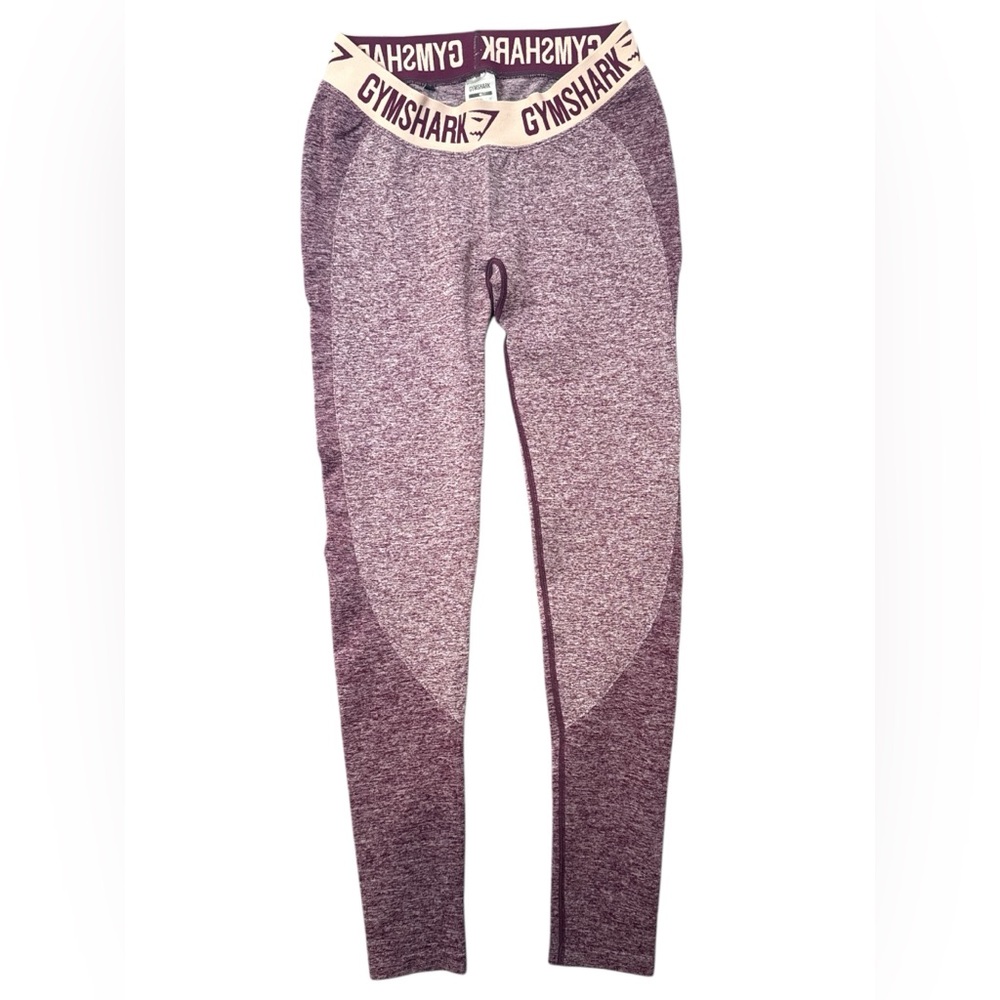 Gymshark Flex Seamless Leggings Burgundy Purple Size M High Waist Gym Yoga‎